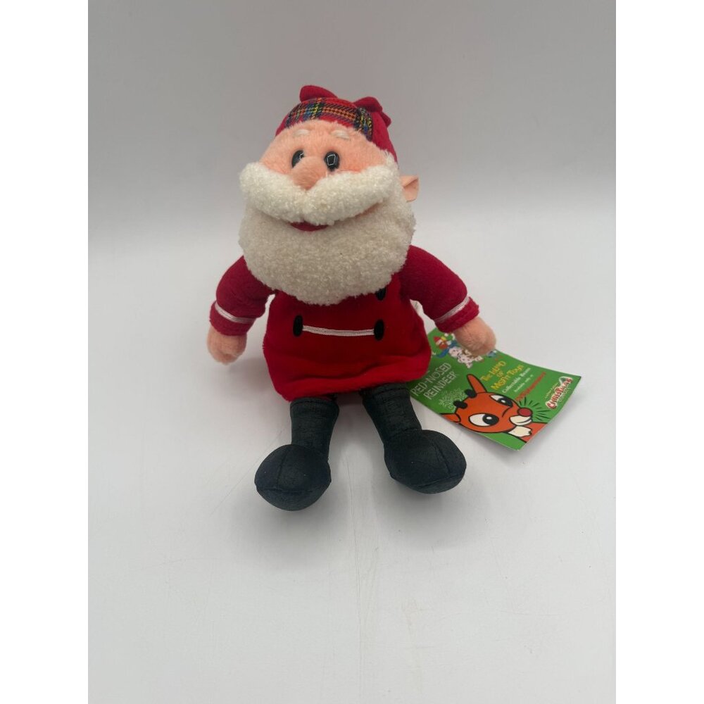 1999 Stuffins Rudolph Island of Misfit Toys SANTA 9" Plush Ornament
